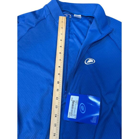 NEW Century II Rear 3 Pockets Mens Blue Long Sleeve Cycling Jersey Performance - Picture 5 of 11